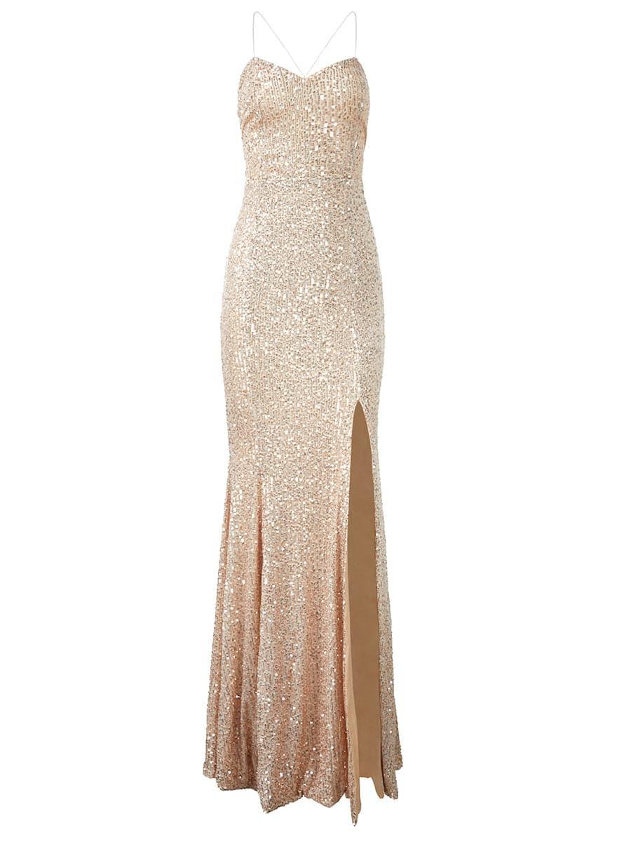 Lace Up Sequin Prom Dress XH1182 Lace Up Sequin Prom Dress XH1182